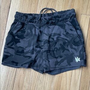 YoungLA Black Camo Athletic Shorts